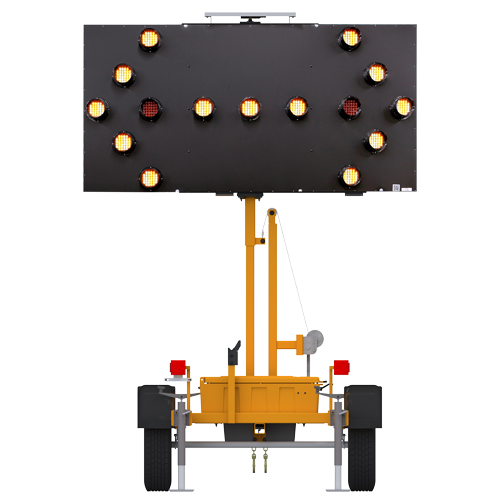 FLÈCHE SUR REMORQUE